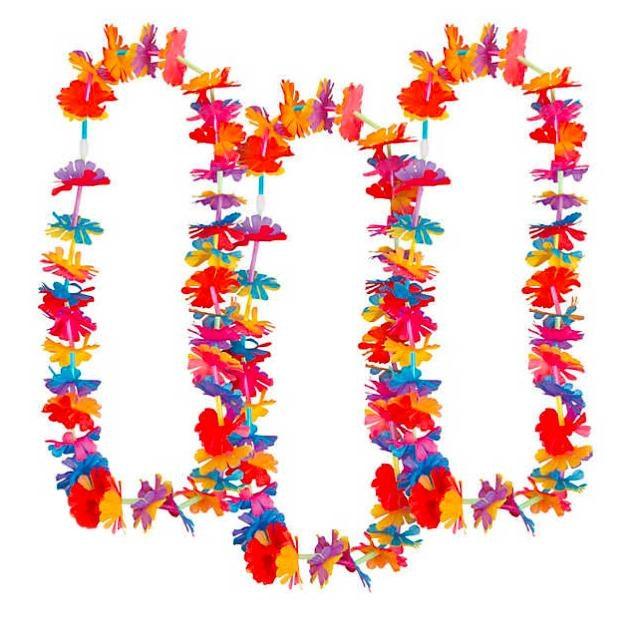 Flower Lei Craft Kit (12 Pack) - EconoCrafts