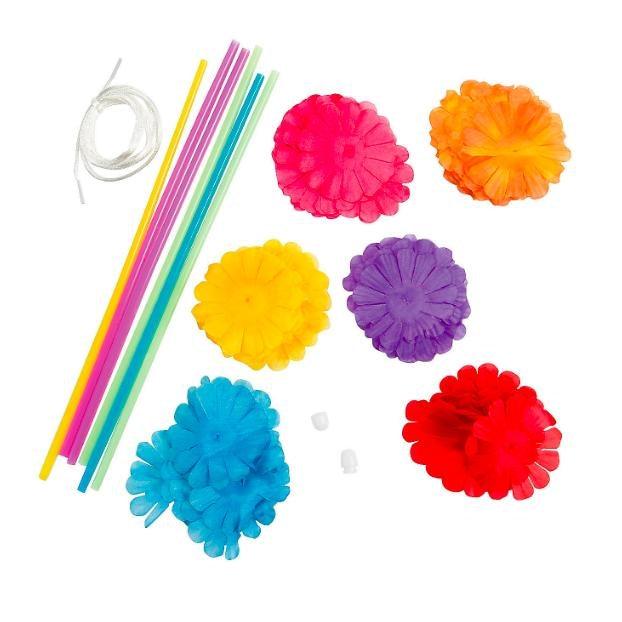 Flower Lei Craft Kit (12 Pack) - EconoCrafts