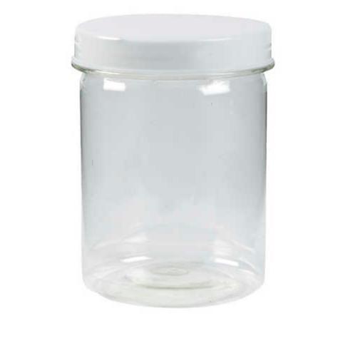 Plastic Jars With Twist Lids (12 Pack) - EconoCrafts