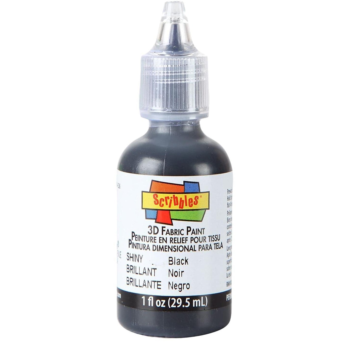 3D Fabric Paint - Black - EconoCrafts
