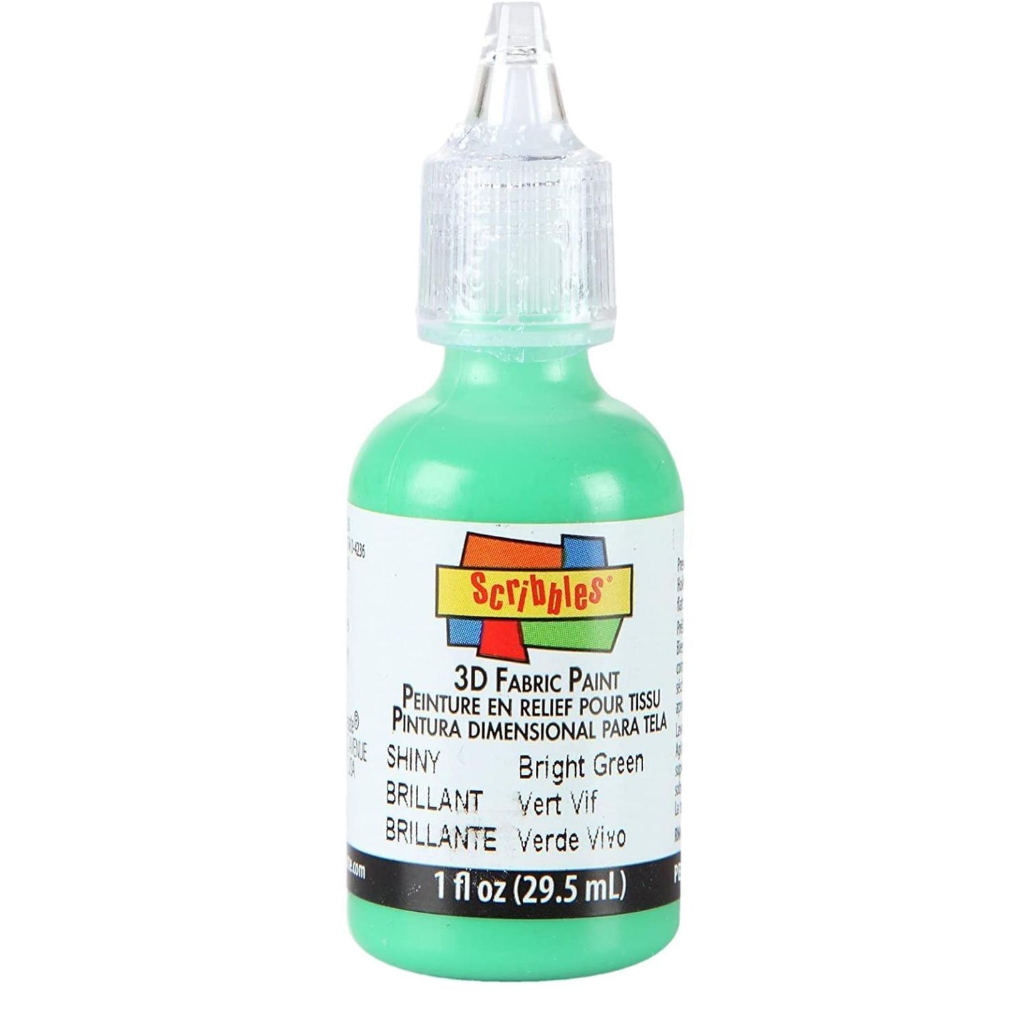3D Fabric Paint - Neon Green - EconoCrafts