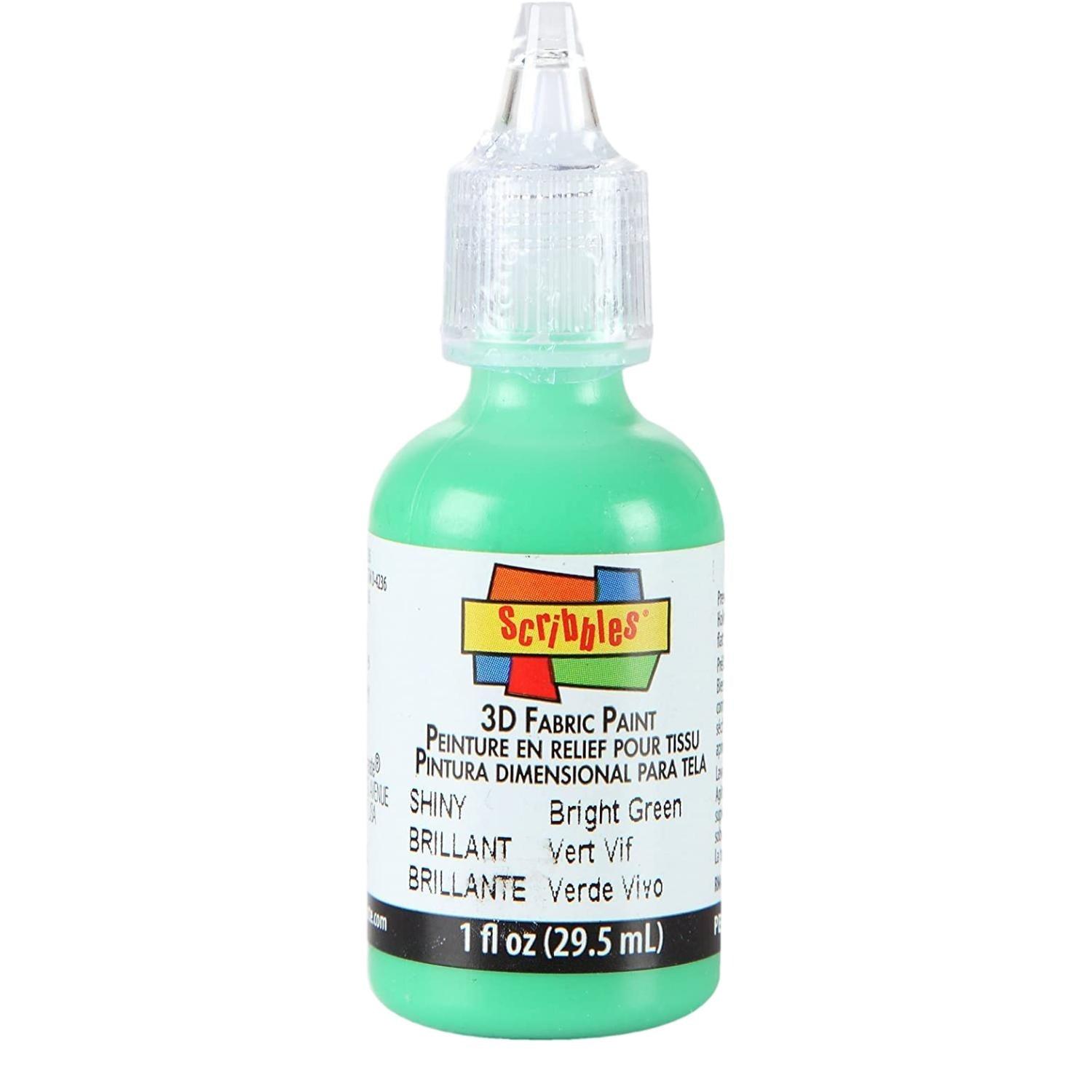 3D Fabric Paint - Neon Green - EconoCrafts