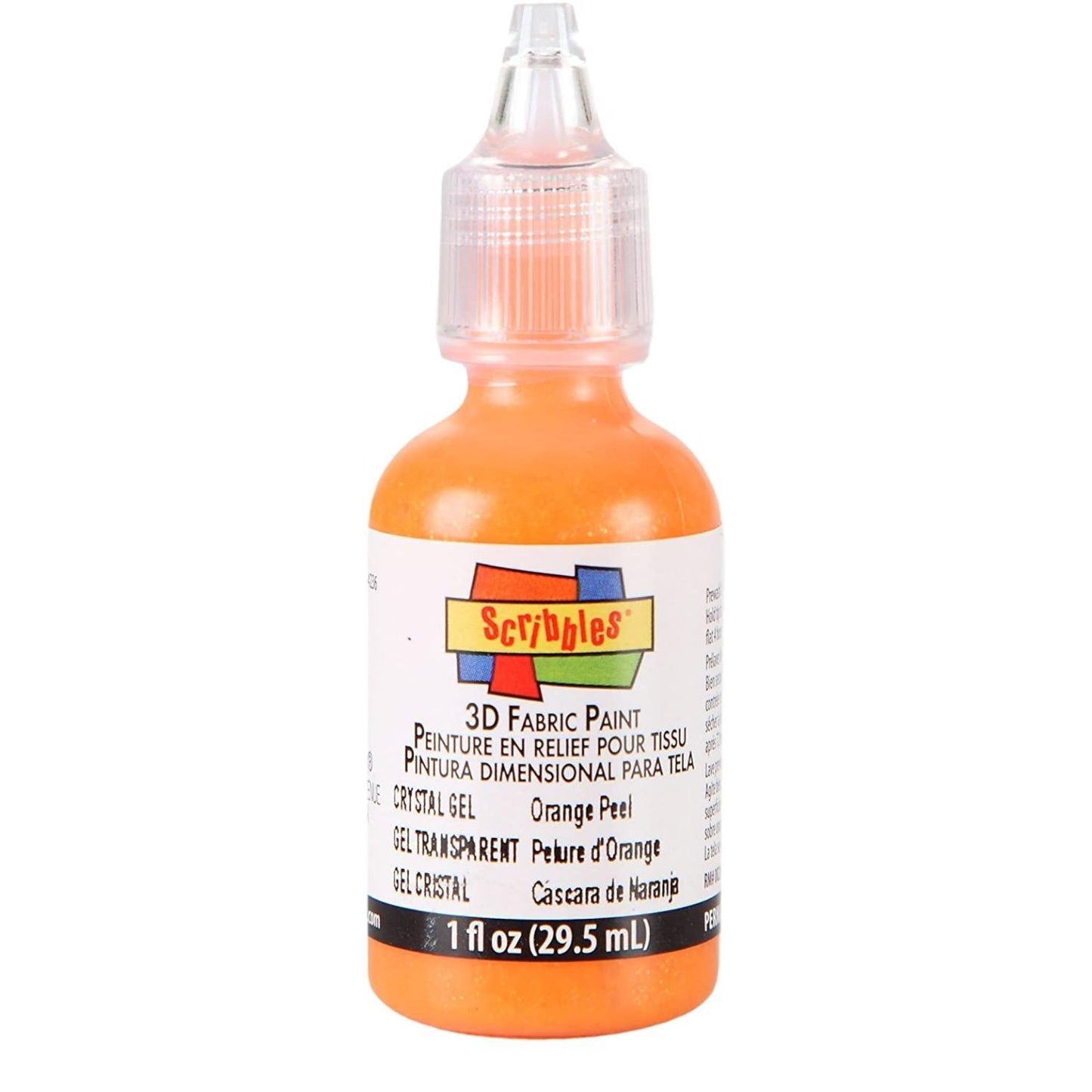 3D Fabric Paint - Orange - EconoCrafts