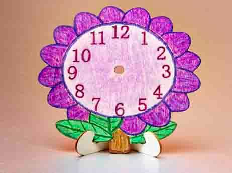 DIY Wooden Flower Clocks (6 Pack) - EconoCrafts