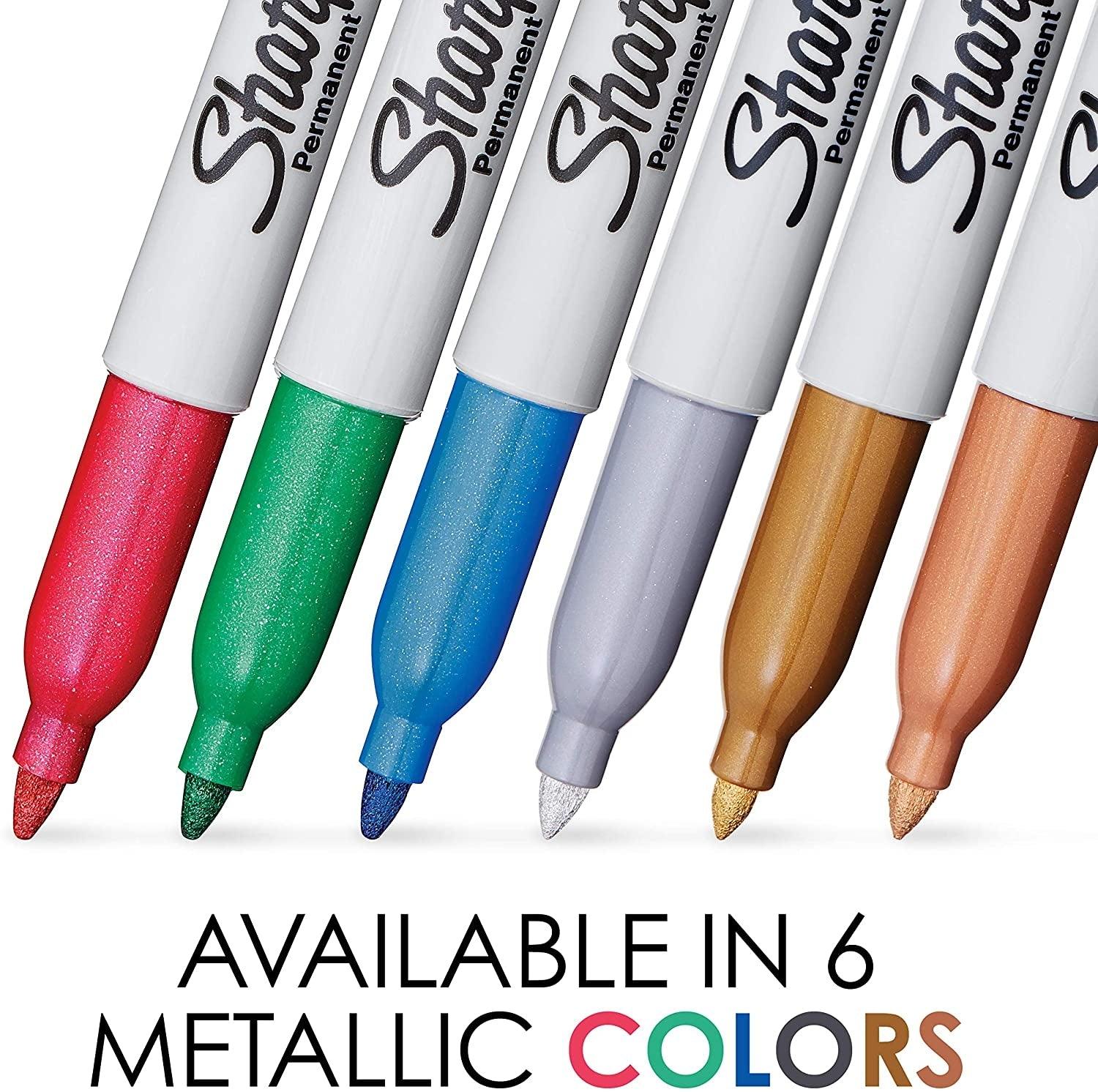Sharpie Metallic Permanent Markers (6 Pack) - EconoCrafts