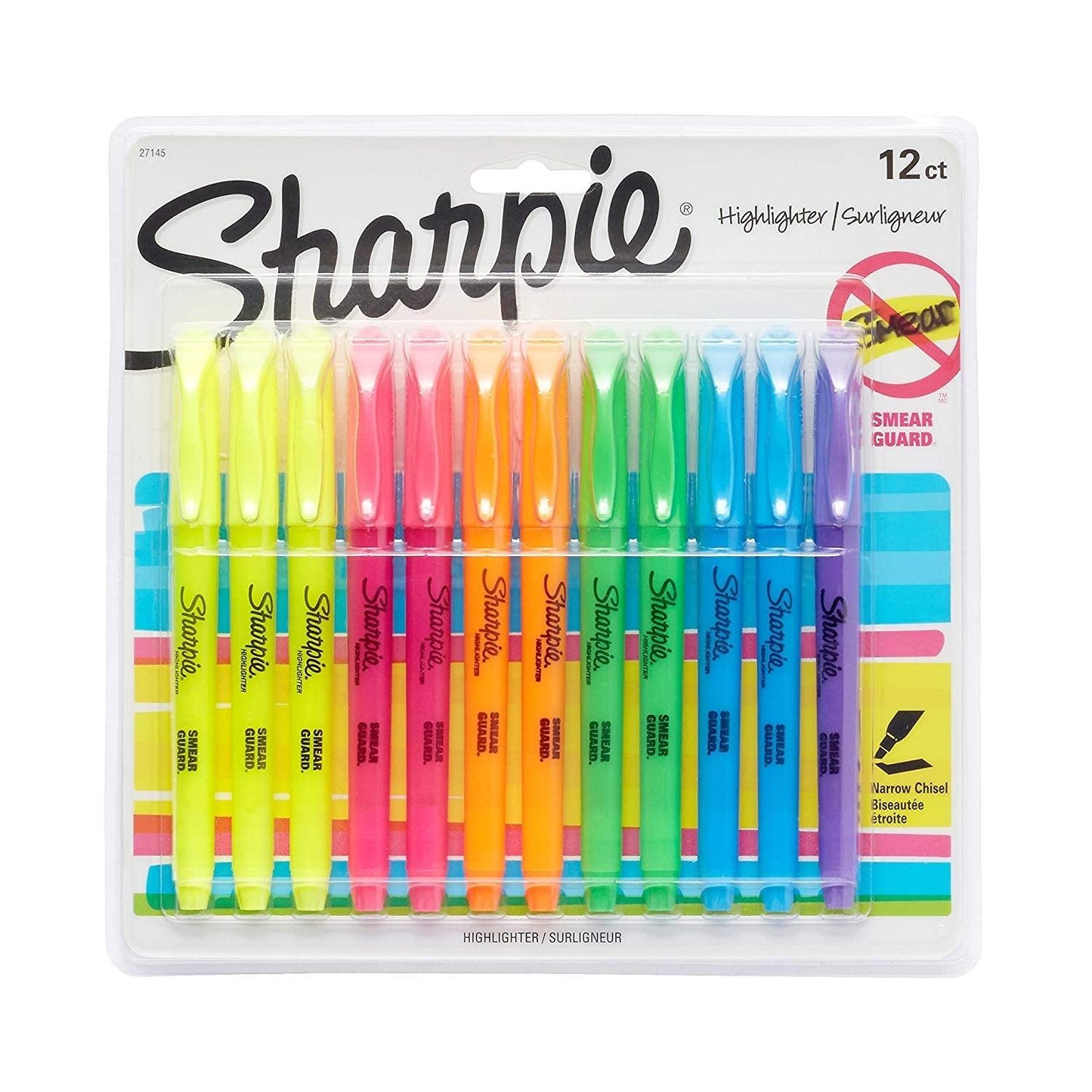Sharpie Pocket Style Highlighters - Assorted Colors (12 Pack) - EconoCrafts