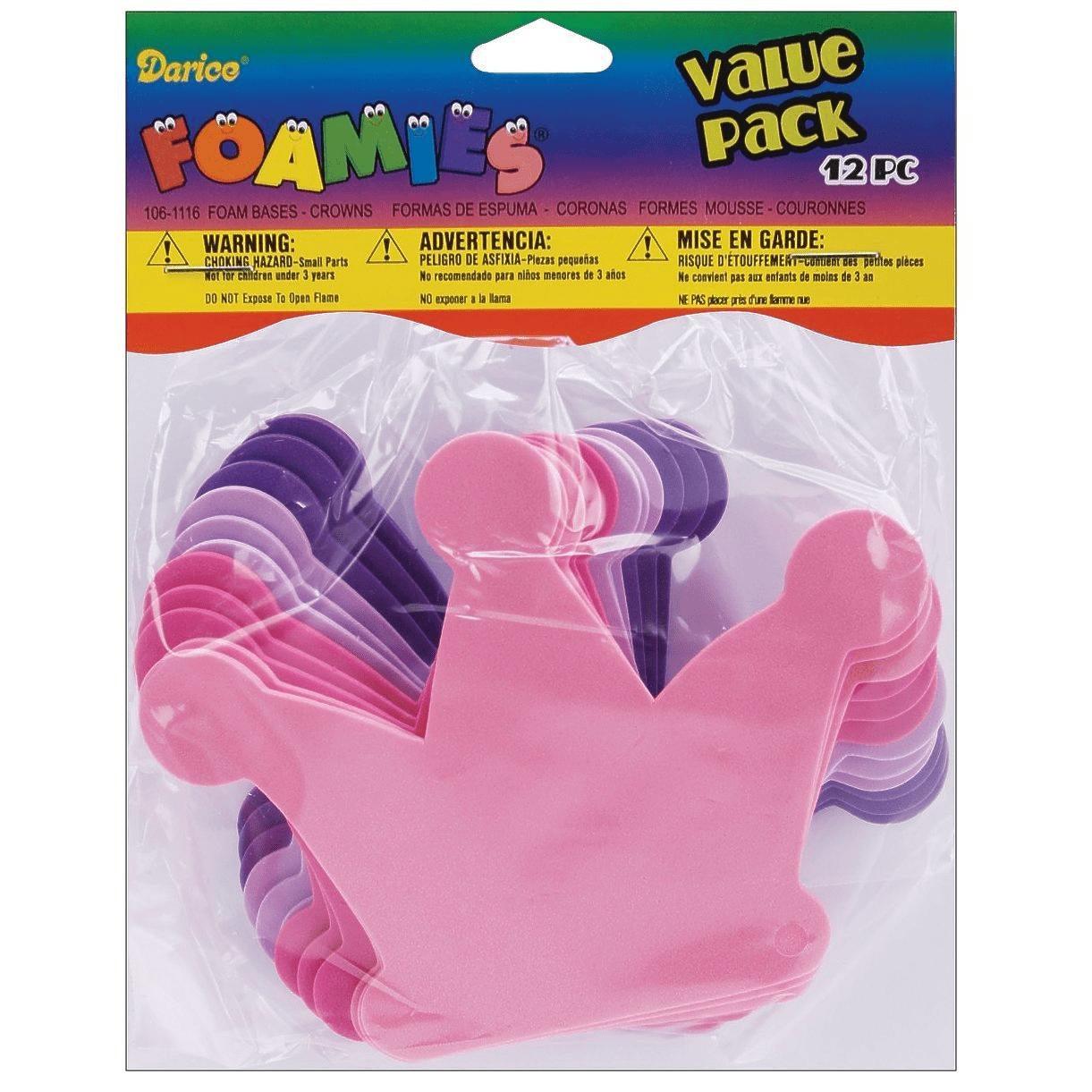 Foam Crown Shapes (12 Pack) - EconoCrafts