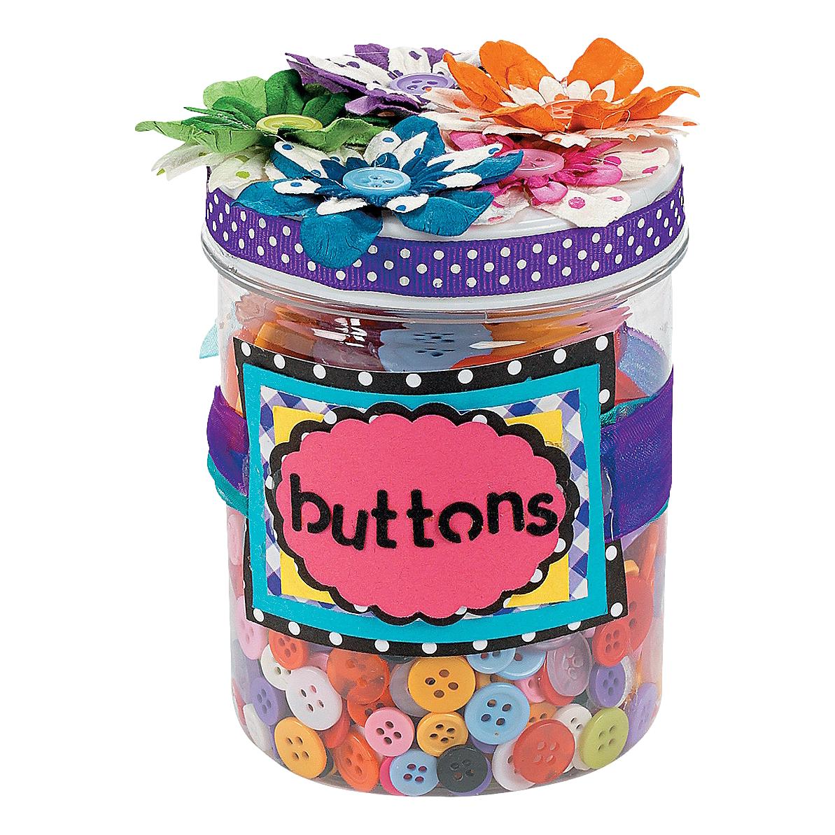 Plastic Jars With Twist Lids (12 Pack)