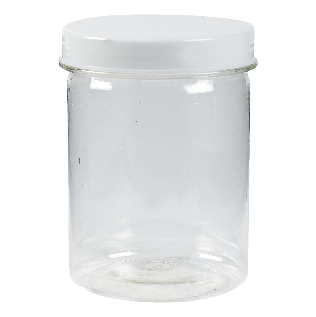 Plastic Jars With Twist Lids (12 Pack)