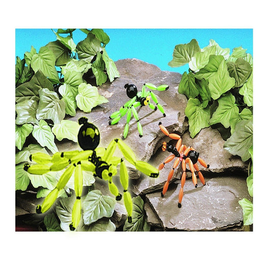 Glow-in-the-Dark Spider Craft Kit (18 Pack) - EconoCrafts