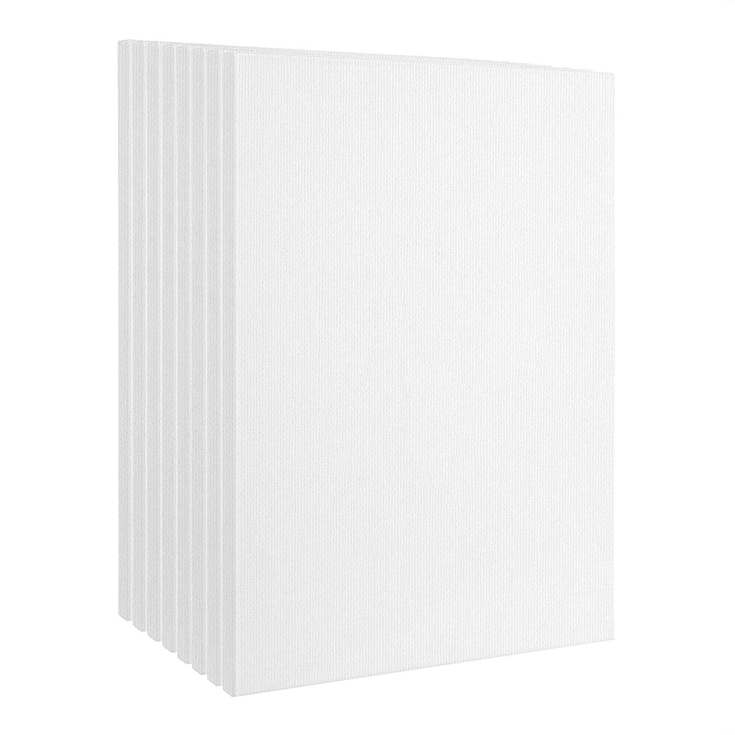 Stretched Canvas - 9" x 12" (8 Pack) - EconoCrafts