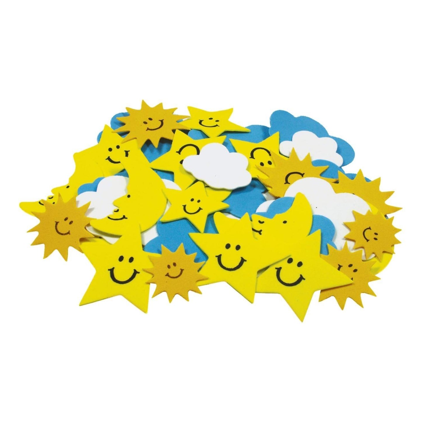 Celestial Foam Shapes (150 Pack) - EconoCrafts