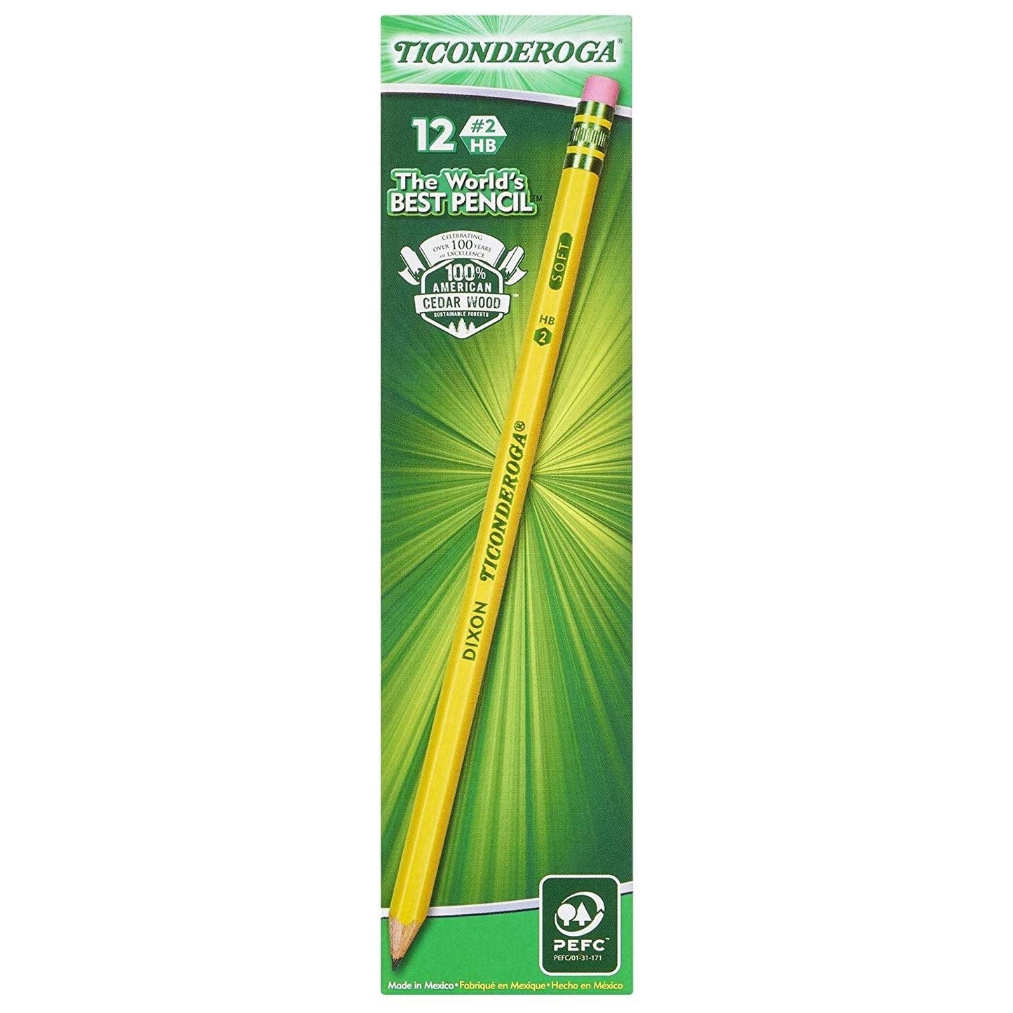 Ticonderoga Pencils (12 Pack) - EconoCrafts