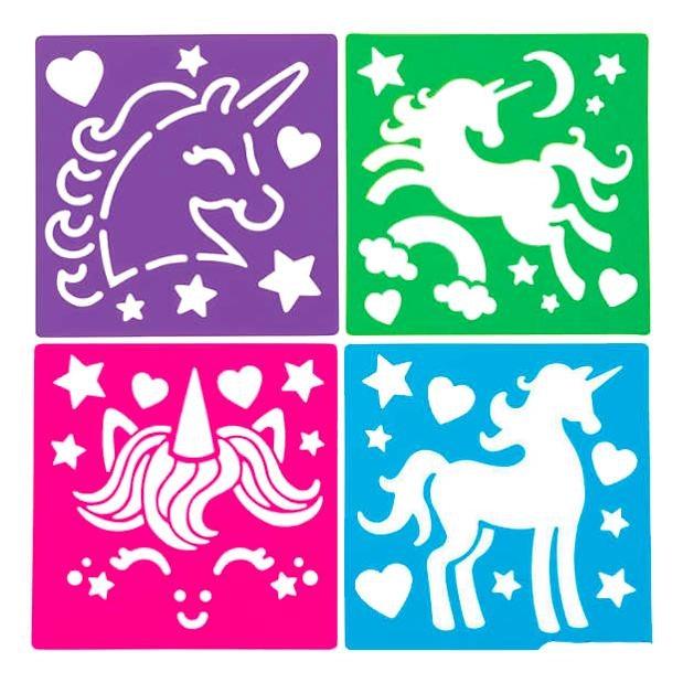 Unicorn Stencils (12 Pack) - EconoCrafts