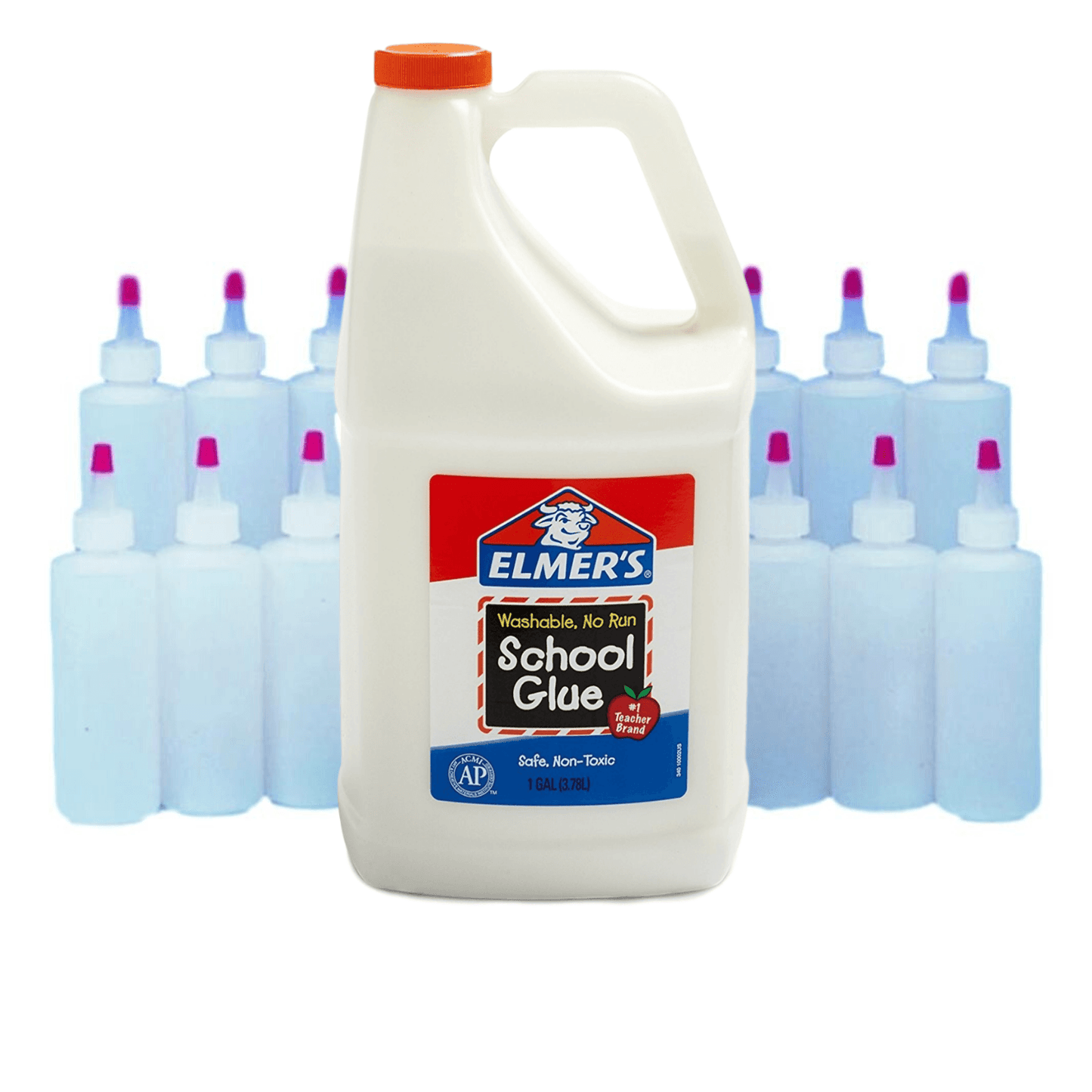 Elmer's Washable School Glue Gallon With Squeeze Bottles - EconoCrafts
