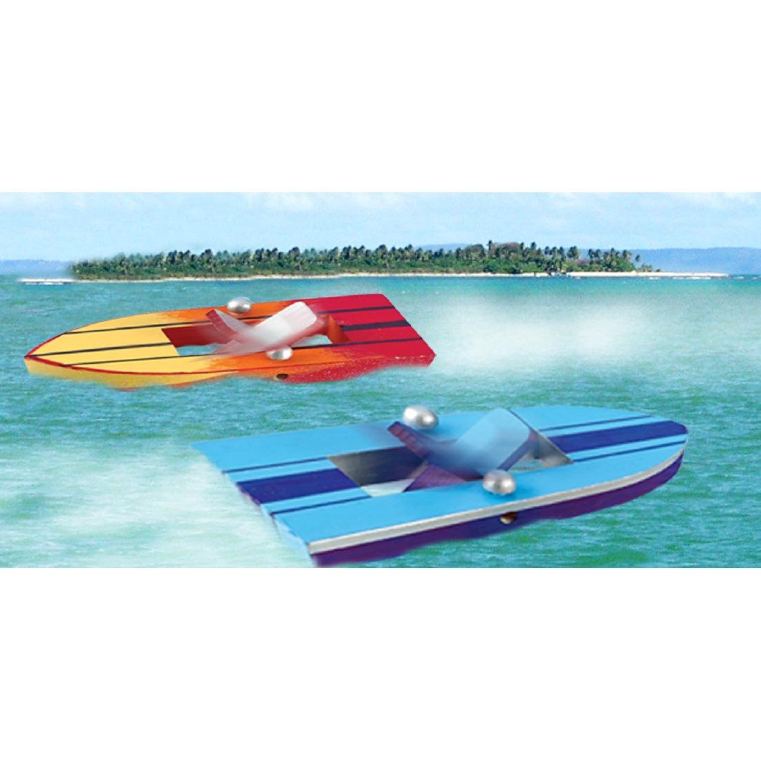 diy pedal boat DIY Wooden Paddle Boats (12 Pack)