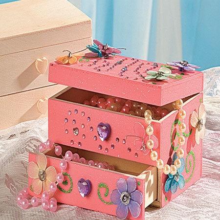 DIY Wooden Jewelry Boxes (12 Pack) - EconoCrafts