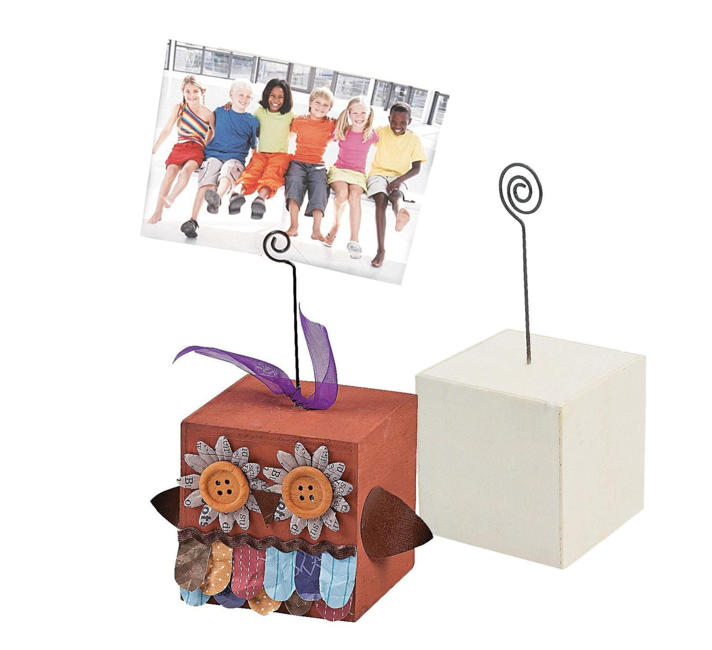 DIY Wooden Block Note Holders (12 Pack) - EconoCrafts