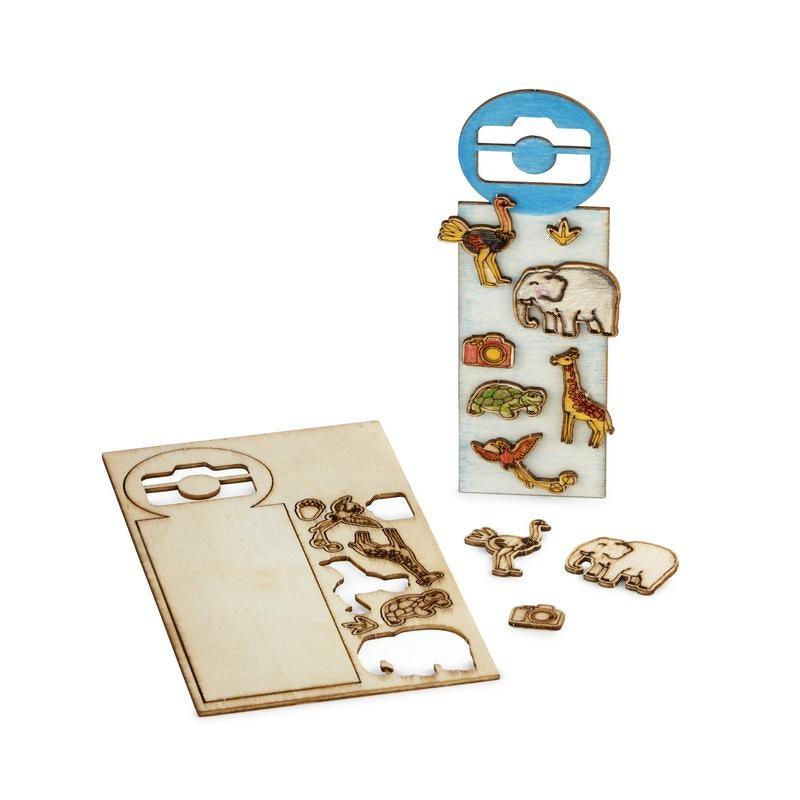 DIY Wooden Animal Bookmarks (10 Pack) - EconoCrafts