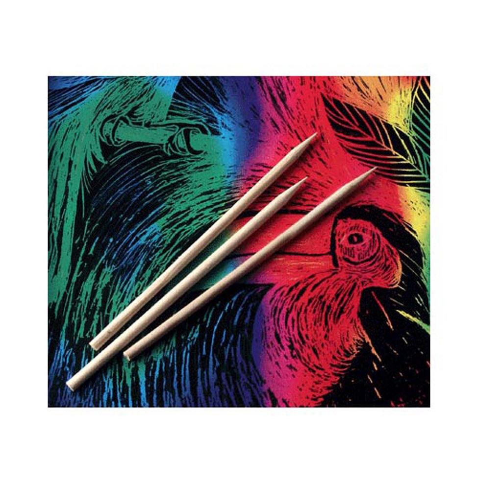 Wood Stylus Sticks (12 Pack) - EconoCrafts