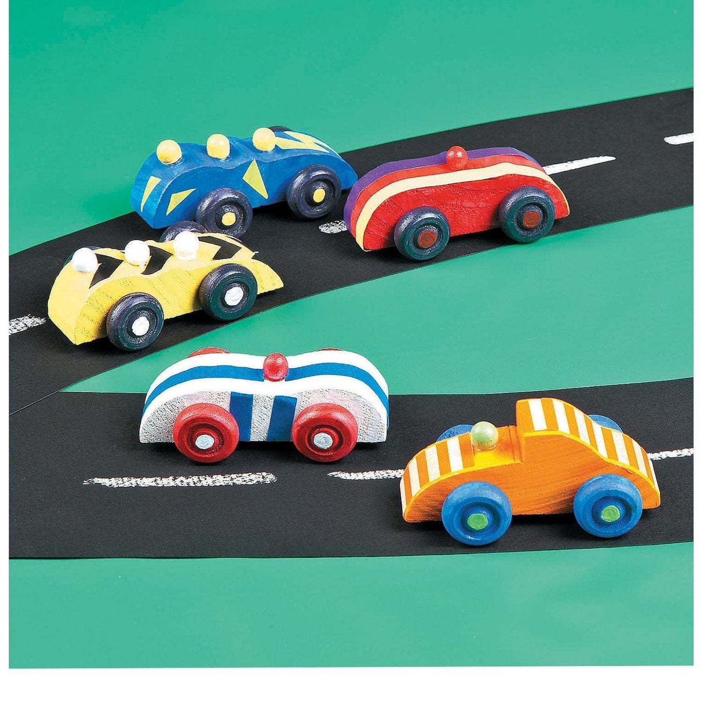 Wooden Car Assortment (12 Pack) - EconoCrafts