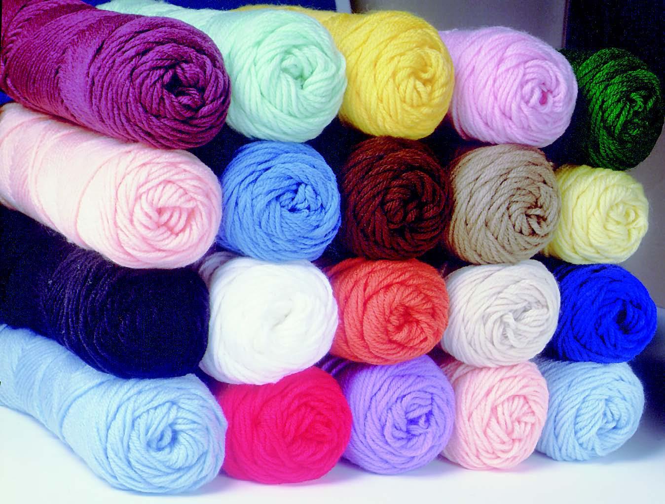 Acrylic Knitting Yarn - Red - EconoCrafts