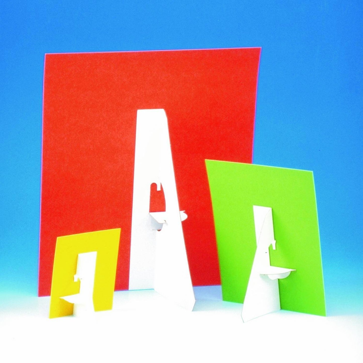 Single Wing Self-Stick Easel Backs - 3" (25 Pack) - EconoCrafts