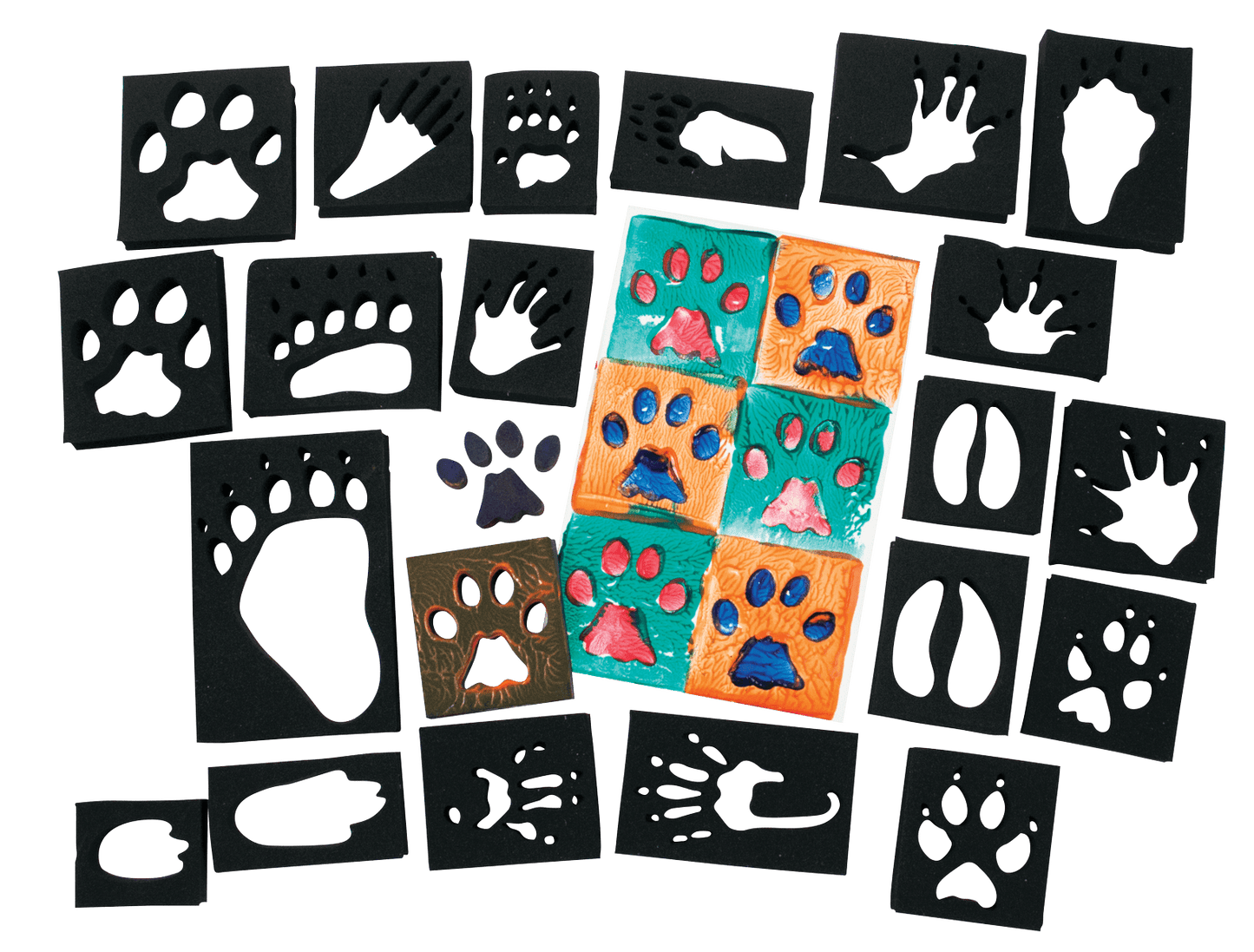 Animal Track Stampers (Set of 24) - EconoCrafts