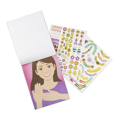 Jewelry and Nails Glitter Sticker Pad - EconoCrafts