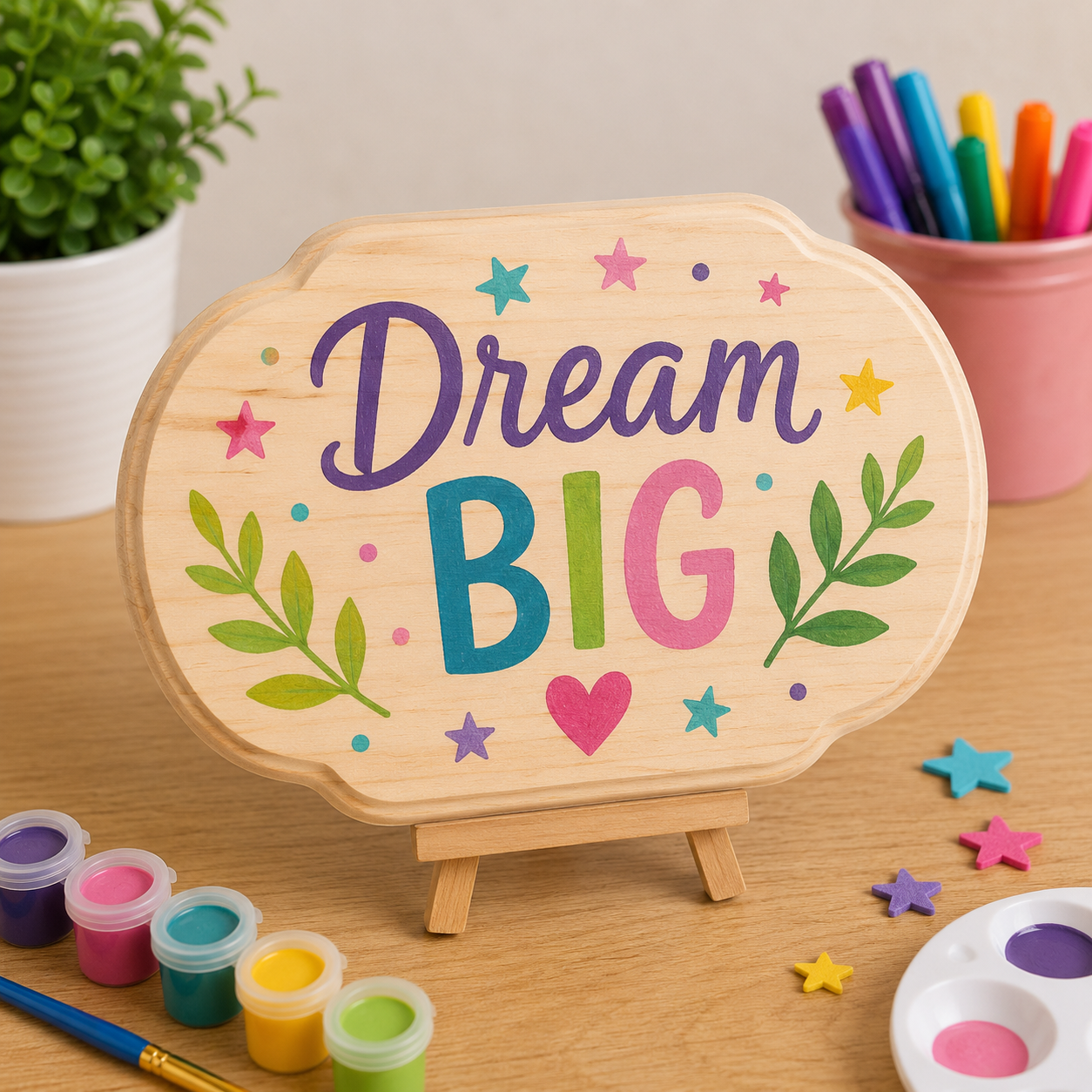 Wooden Plaques - French Corner Rectangle, 3" x 5" (12 Pack)