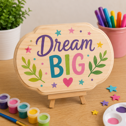 Wooden Plaques - French Corner Rectangle, 3" x 5" (12 Pack)