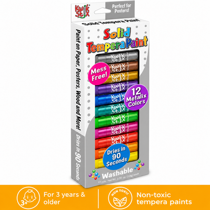 Kwik Stix - Metallic Colors (12 Pack)