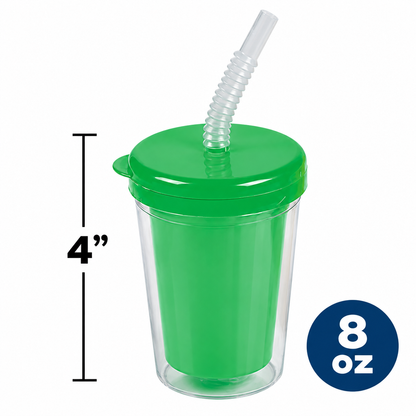 Color Your Own Tropical Cups (12 Pack)