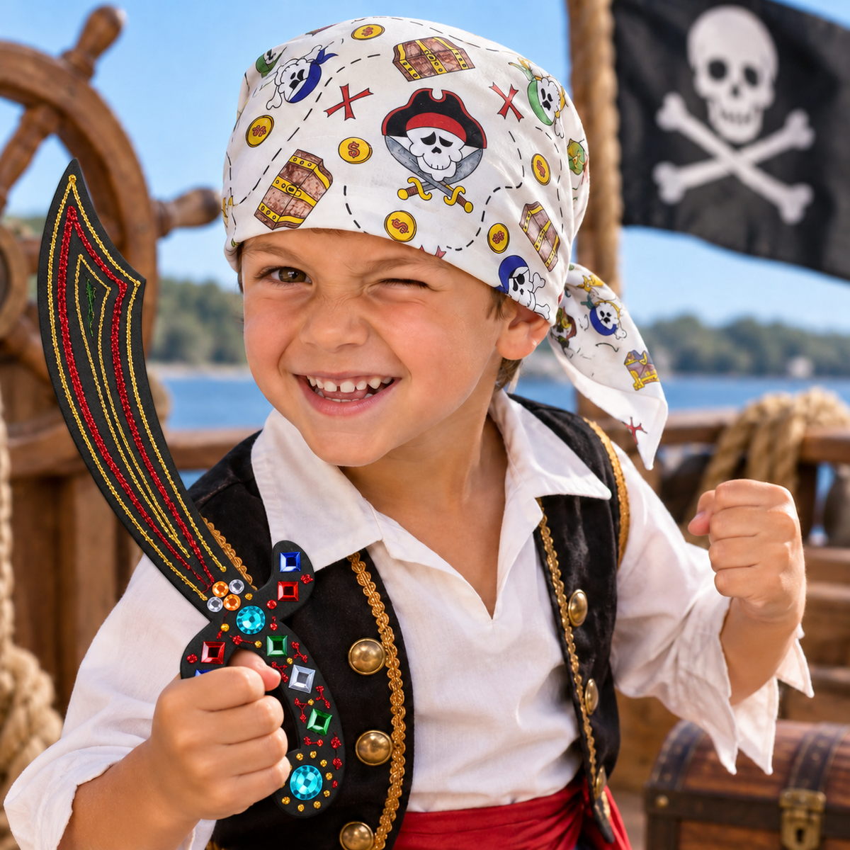 Foam Pirate Sword Craft Kit (12 Pack)