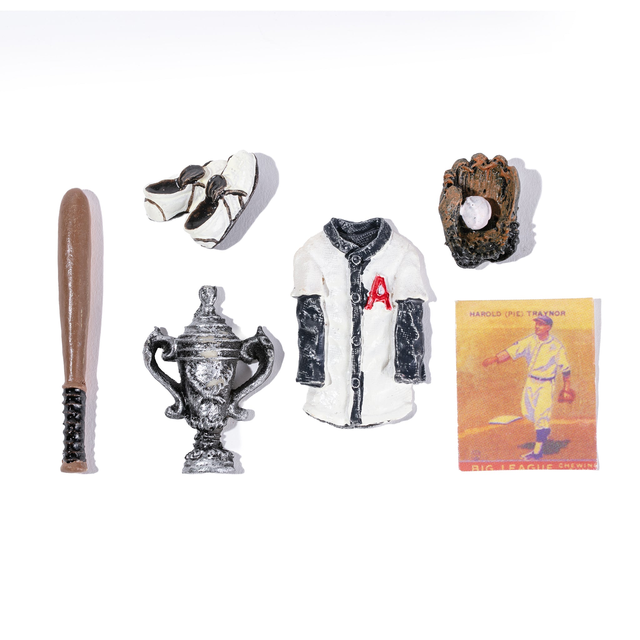 Mini Baseball Set Miniature Baseball Pieces (Set of 6) – EconoCrafts