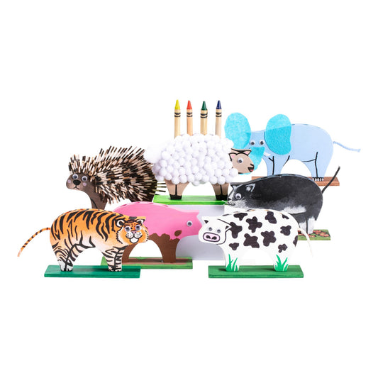 DIY Animal Crayon Holders (12 Pack)