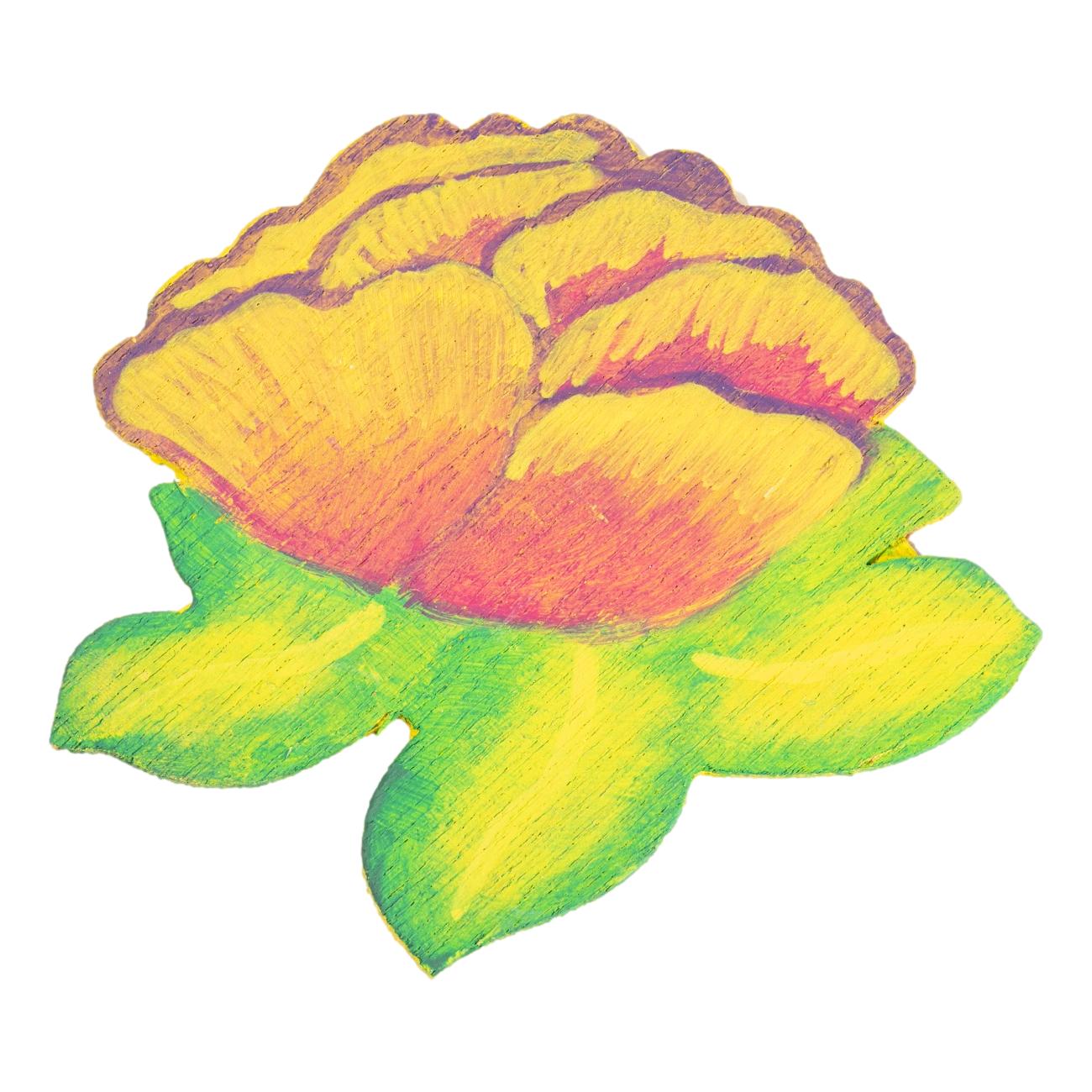 DIY Wooden Flower Pins (24 Pack)