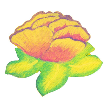 DIY Wooden Flower Pins (24 Pack)