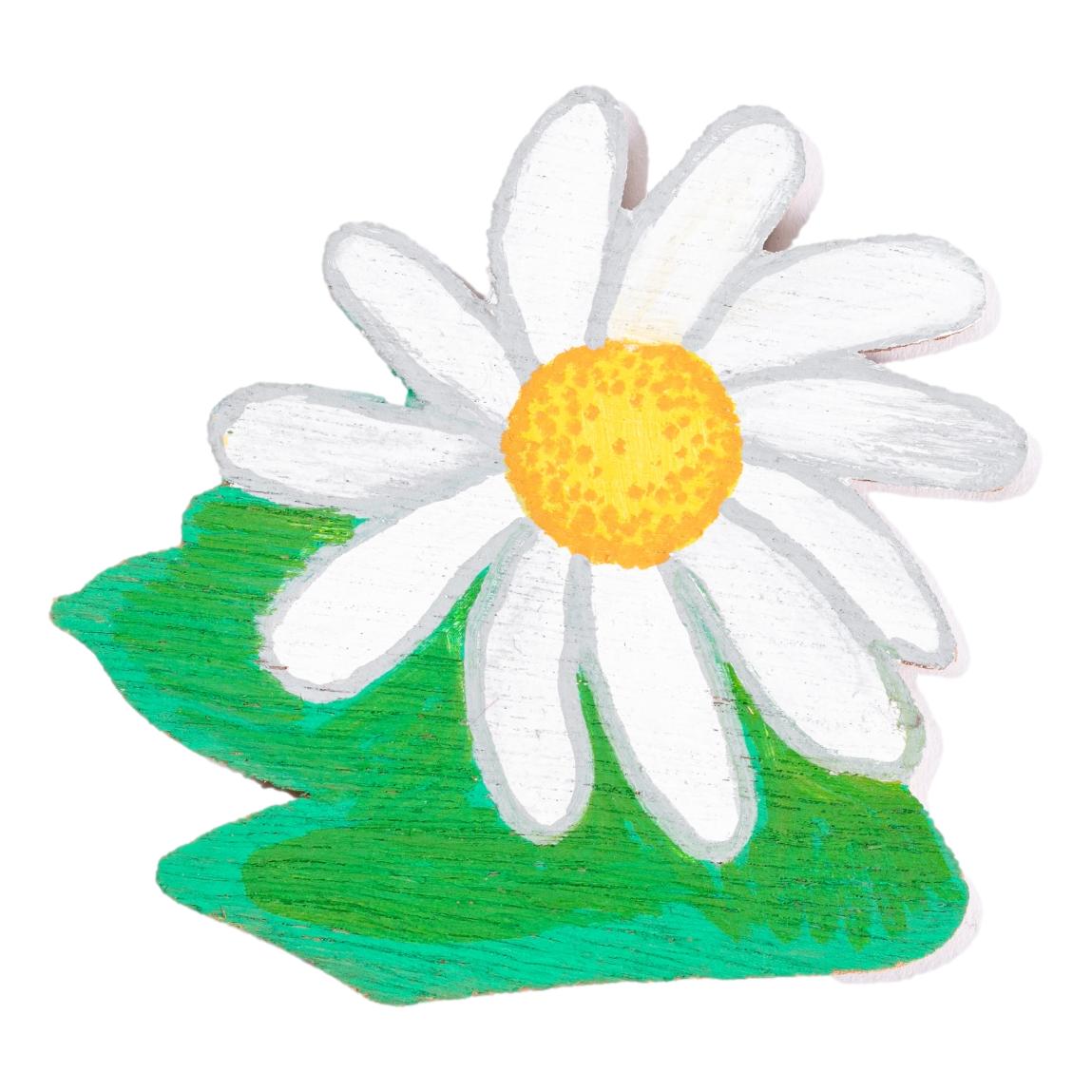 DIY Wooden Flower Pins (24 Pack)