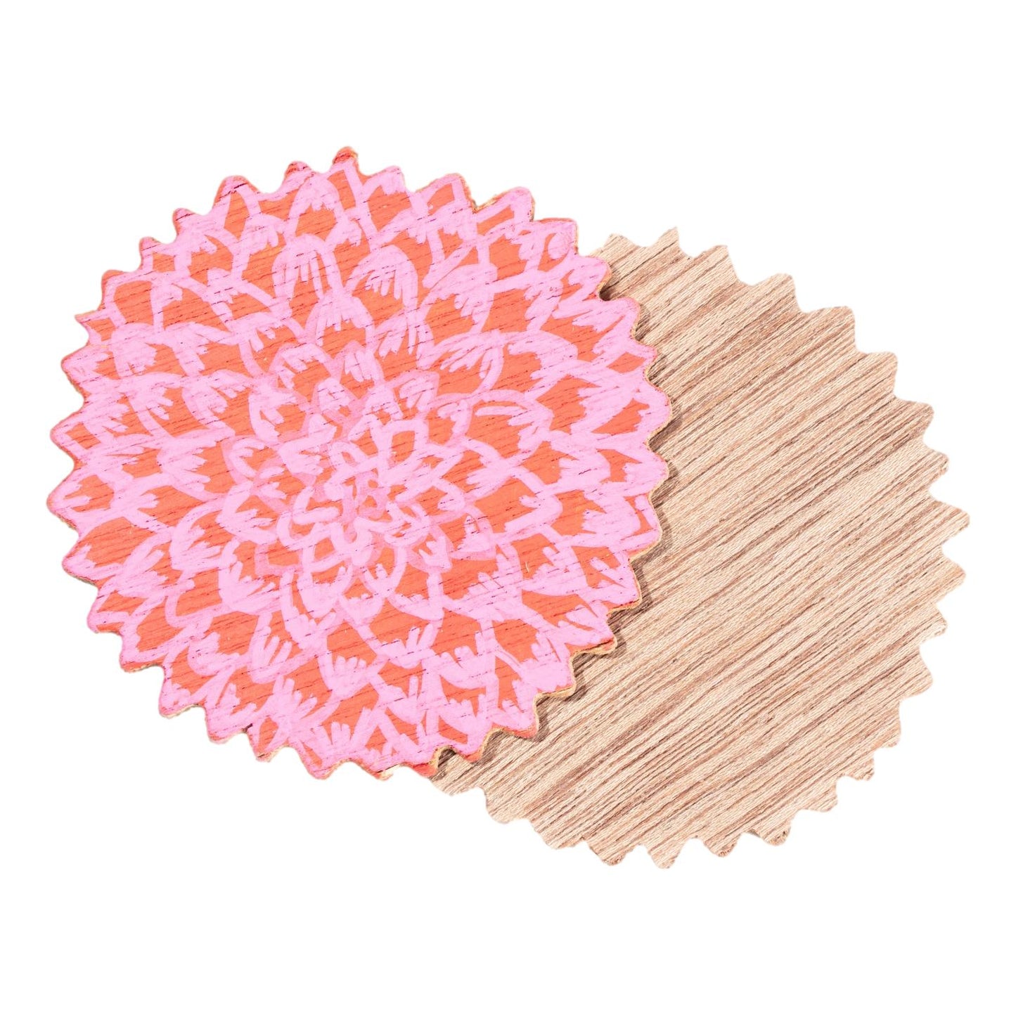 DIY Wooden Flower Pins (24 Pack)