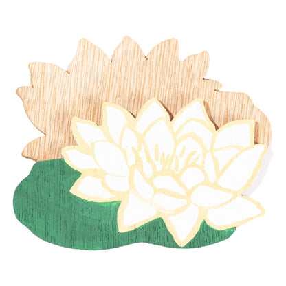 DIY Wooden Flower Pins (24 Pack)