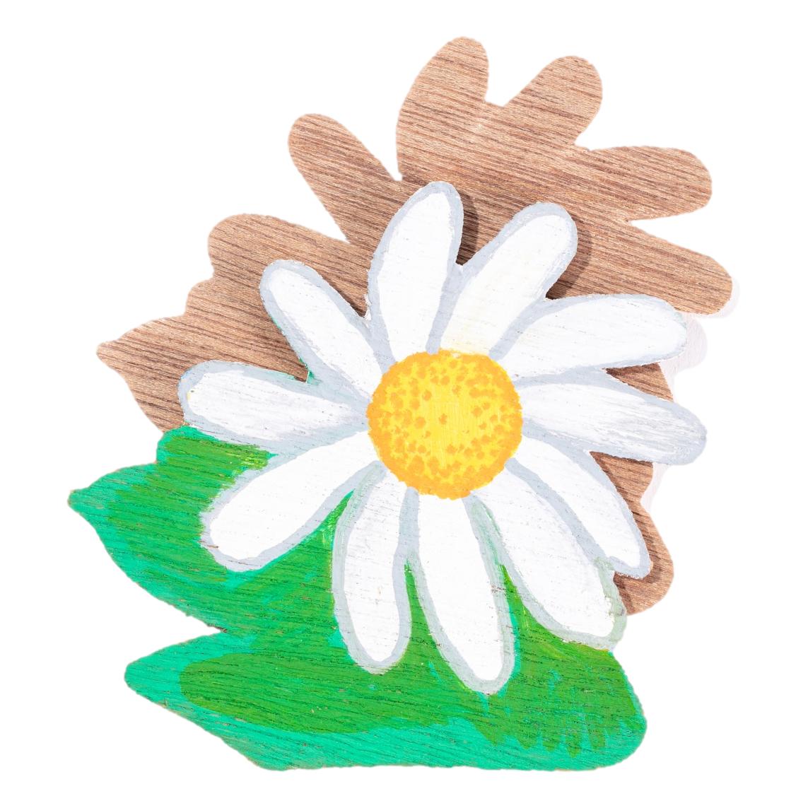 DIY Wooden Flower Pins (24 Pack)