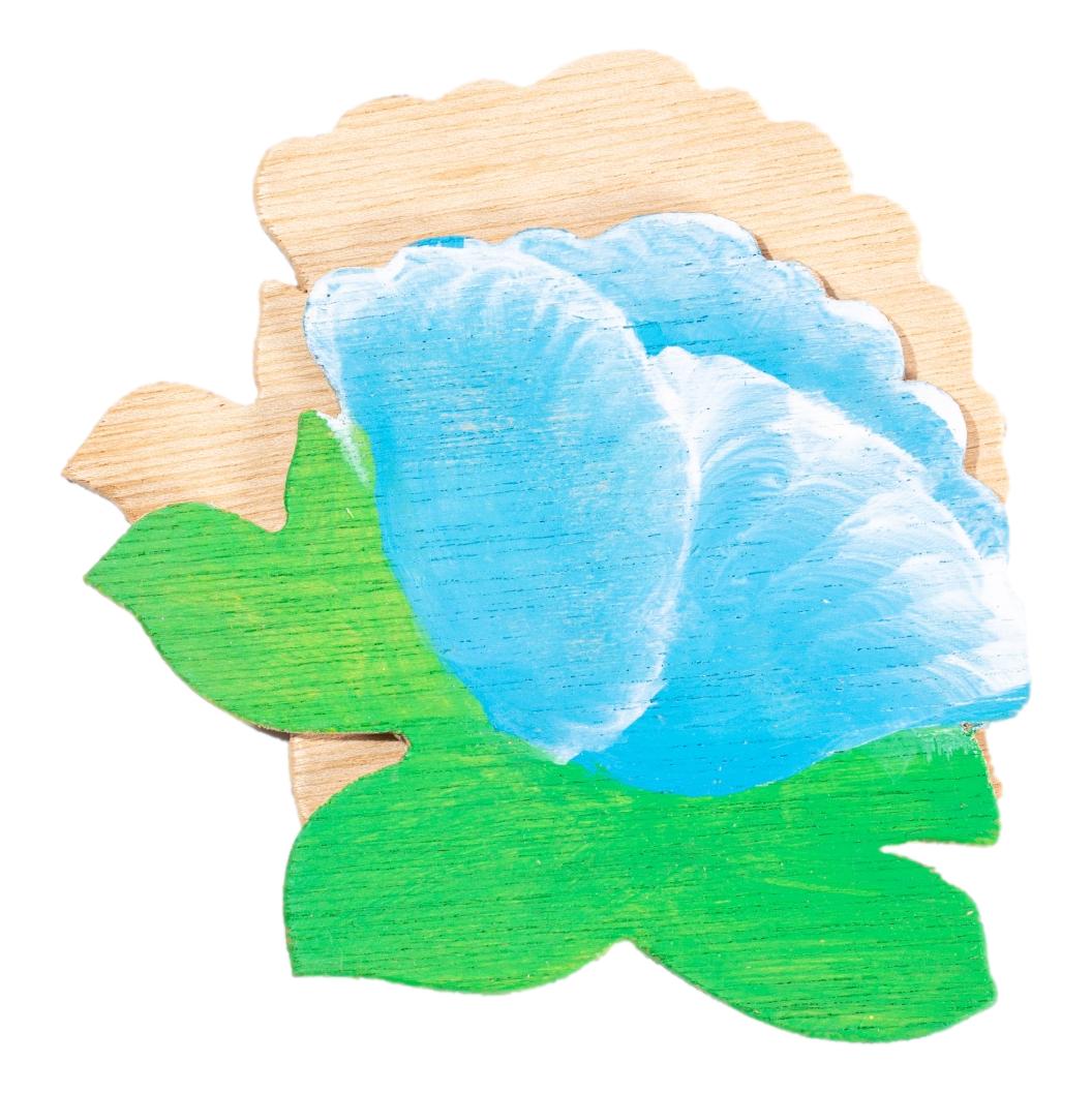 DIY Wooden Flower Pins (24 Pack)
