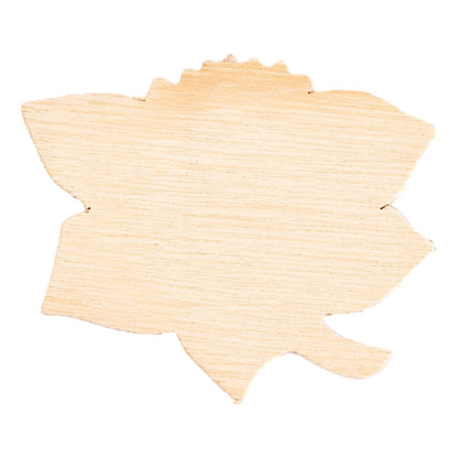 DIY Wooden Flower Pins (24 Pack)