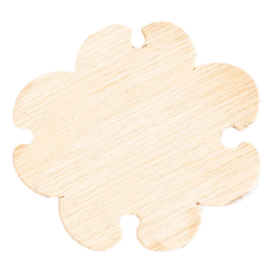 DIY Wooden Flower Pins (24 Pack)