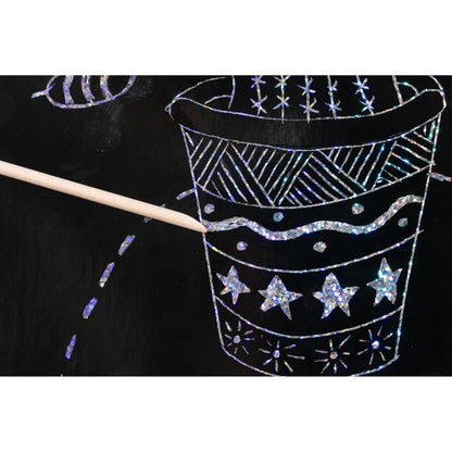 Double-Ended Wooden Stylus Sticks (12 Pack)