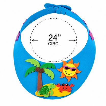 DIY Tropical Visors (12 Pack)
