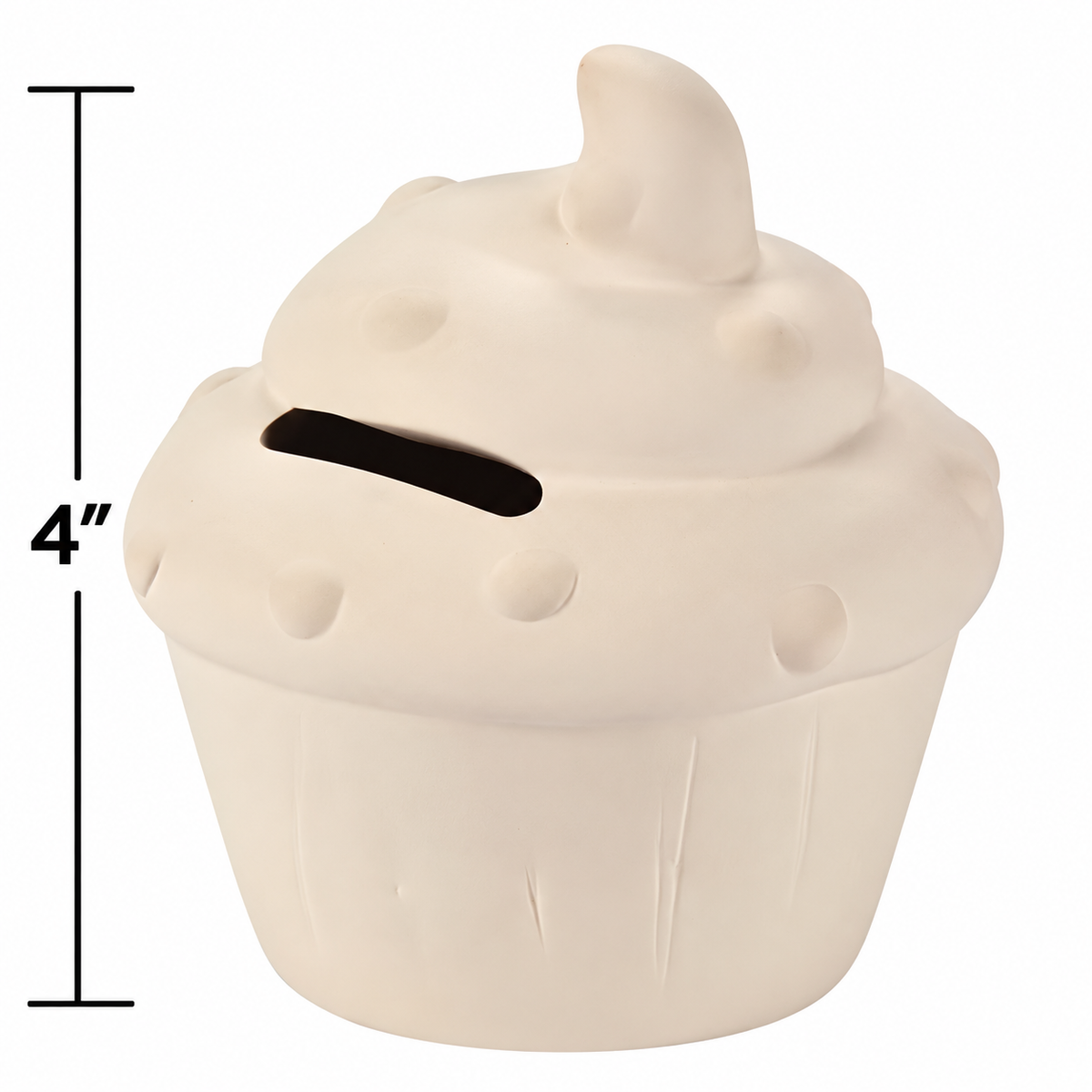 DIY Ceramic Cupcake Banks (12 Pack)