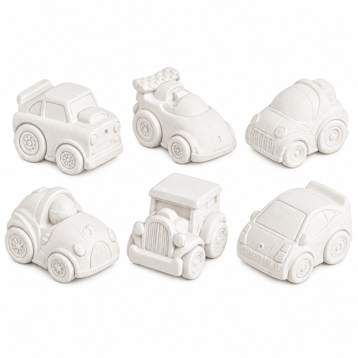 Plaster Cars (18 Pack)