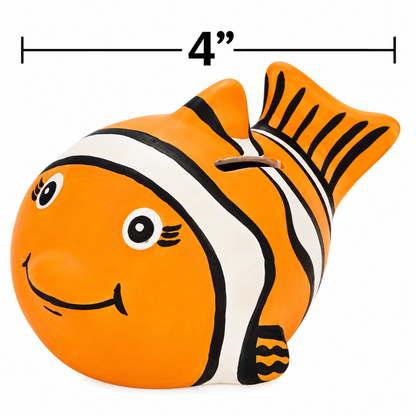 DIY Ceramic Fish Banks (12 Pack)